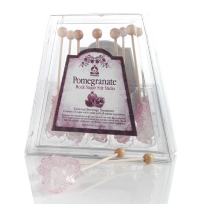 Pomegranate Rock Sugar Sticks 